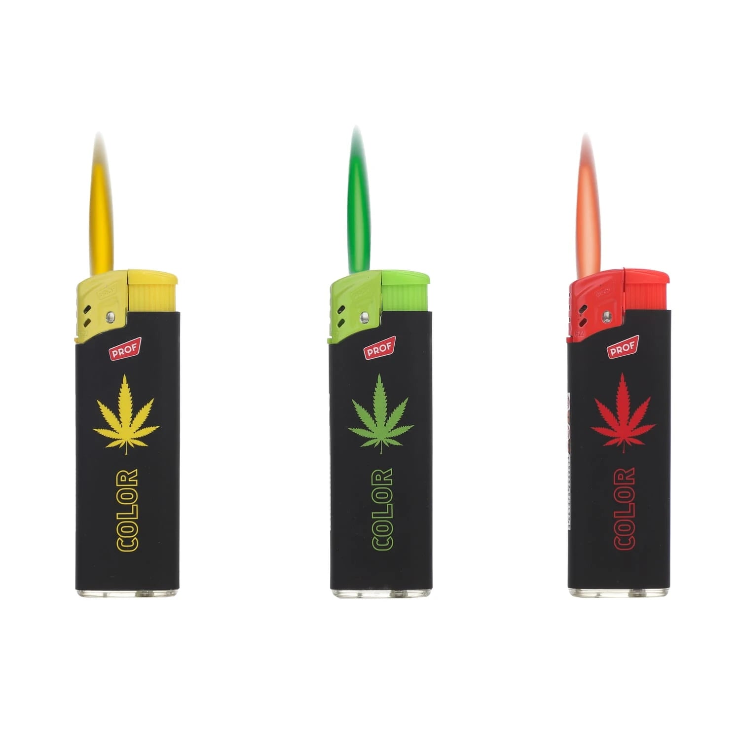 Prof Feuerzeug Leaves Colorflame Flamy Prof